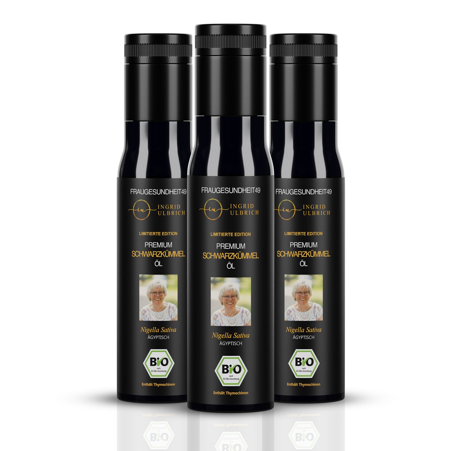 3 x Premium Bio Schwarzkümmelöl 100 ml