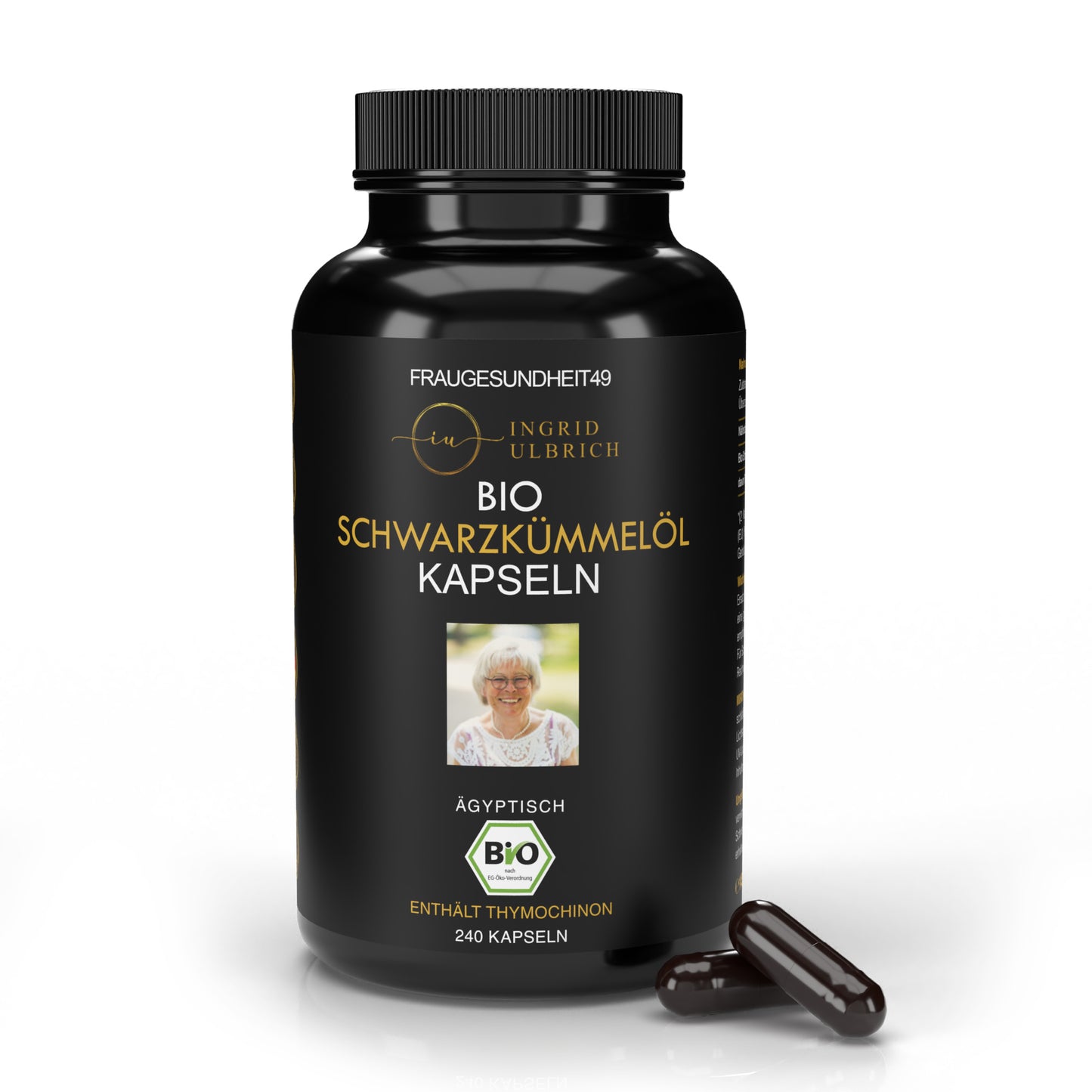 1 x Bio Schwarzkümmel Kapseln 240 Stück