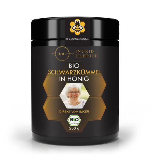 Schwarzkümmel in Honig