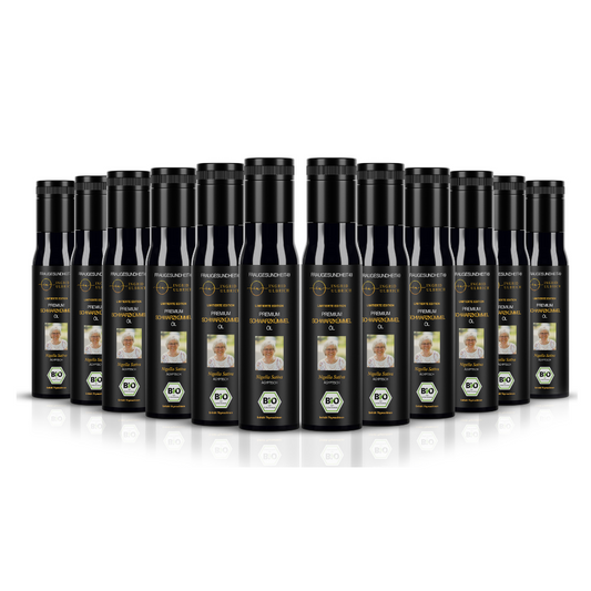 12 x Premium Bio Schwarzkümmelöl 100 ml